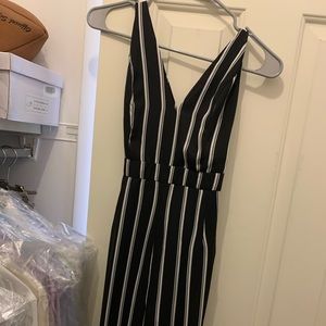 Striped jumpsuit
